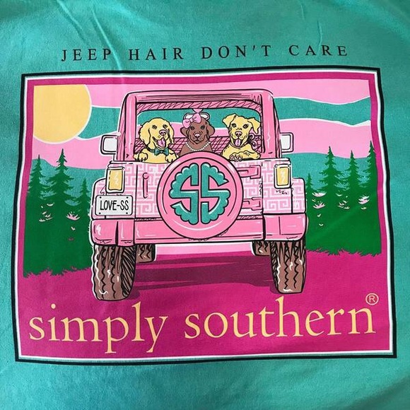 ⚡️FLASH SALE⚡️Jeep/dog Simply Southern long sleeve - Picture 4 of 4